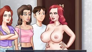 Summertime Saga Cap 27 - A Redhead curvy sexy MILF