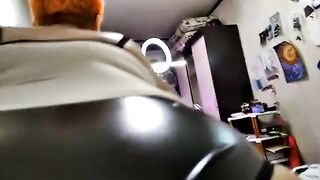 Kinky redhead curvy MILF sucking & fucking! Wet cunt close-up .!. )