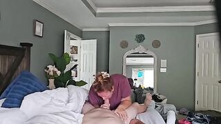 I love waking him up and making him cum deep in my fertile pussy